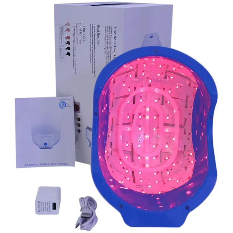 Helmet Regrowth-Cap Laser Treatment Anti-Hair-Loss-Device Promote Massager-Equipment-Machine