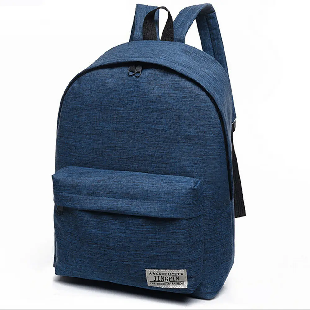 Рюкзак из водонепроницаемой ткани для мужчин и женщин Дорожная много карманов рюкзаки женская школьная сумка дорожные походные сумки - Цвет: Синий