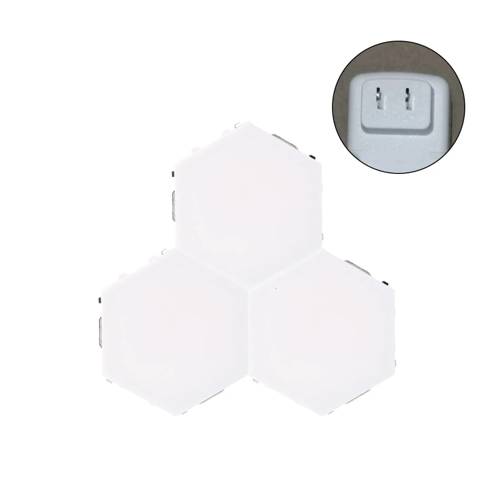 DIY Quantum Lamp Touch Sensitive Lighting Night Light Magnetic Hexagons Creative Decoration Wall Lampara For Wedding Restaurant