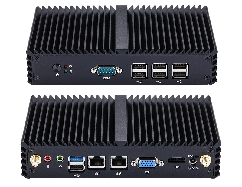 Qotom Fanless Mini Industrial PC - Bay Trail N2930 Quad Core 1.86GHz, DDR3 RAM, MSATA SSD Description Image.This Product Can Be Found With The Tag Names Cheap Mini PC, Computer Office, High Quality Computer Office, Mini pc