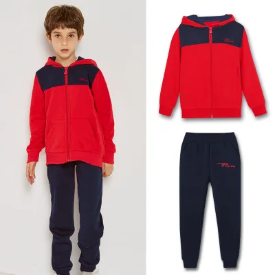 Phibee Boys Clothes Tracksuit For Boys Sports Suit Kids Clothes Fall Casual Jacket - Color: KY5645-2