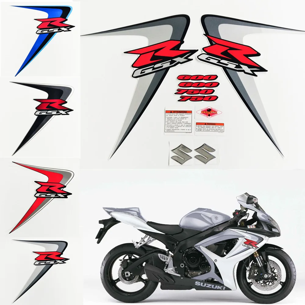 Мотоциклетная наклейка для Suzuki G SXR 600 750 GSXR600 GSXR750 06 07 K6 K7 2006 2007 полный комплект Наклейка декоративная