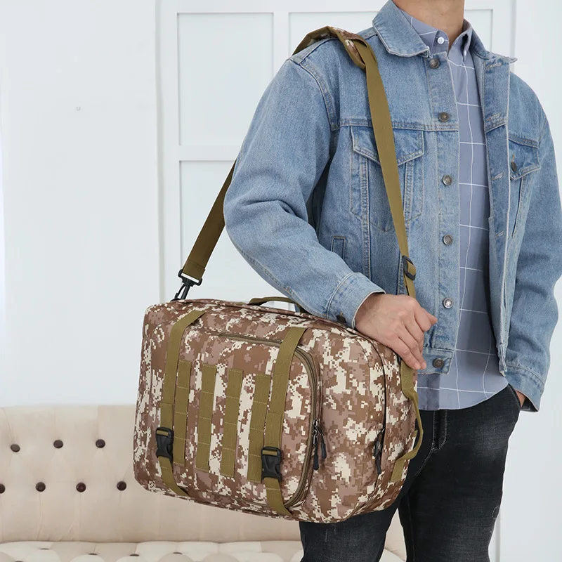 

2018 New Style Camouflage Backpack Men's Military Line Tactical Backpack Outdoor Army Fans Waterproof Oxford Cloth Single-should