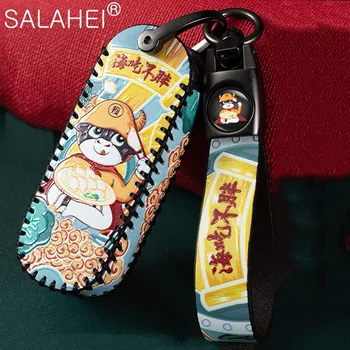 

Leather Car Smart Key Case Cover For Mazda 2 3 5 6 Demio CX-3 CX-4 CX-5 CX5 CX-7 CX7 CX-9 Atenza Axela MX5 2015-2019 Accessories