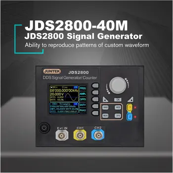

US/EU/UK/AU 40MHZ Signal Generator Digital Control Dual-channel DDS Function Signal Generator Frequency Meter Arbitrary Wave
