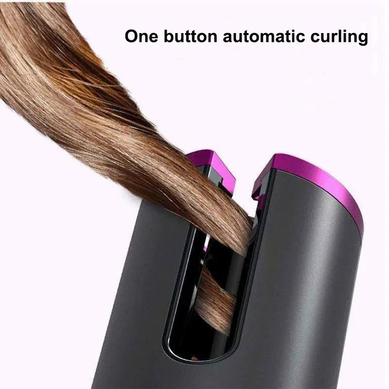 Automático de Cerâmica sem Fio Recarregável sem Fio Curling Ferro Modelador Cabelo Venda Quente Cerâmica Curly Rotating Wave Styer Usb 7 usb recarregável sem fio modelador cabelo venda