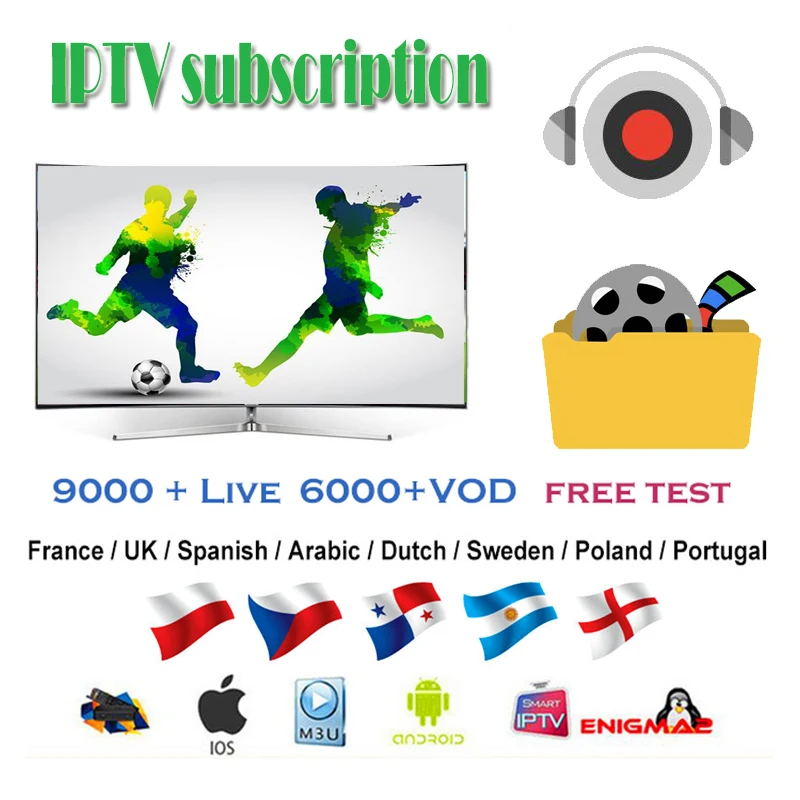 

1 year Europe IP HD Arabic USA Canadian Belgium Italian Russian African French India Android Box smart IP ott TV smart m3u