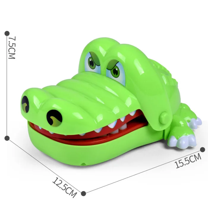 Горячая забавная мультяшная собака крокодил, Акула игрушки рот стоматолога укус палец Новинка игра игрушка для детей, отправить маленький подарок