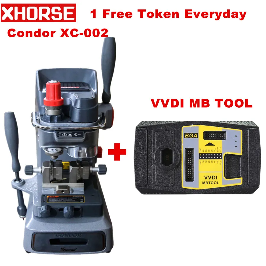 Оригинальный Xhorse Condor XC 002 Ikeycutter механический станок для резки ключей плюс VVDI MB BGA