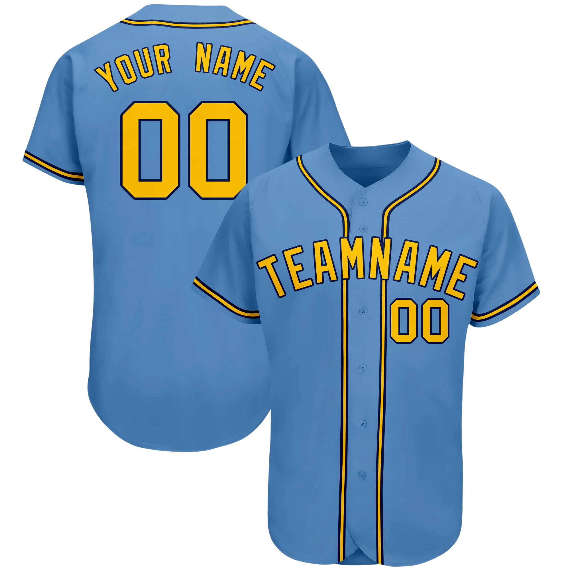 Baseball Jersey Printing Team Name/Number Baseball Shirt Outdoor Game Training Softball Shirt Men/Women/Youth