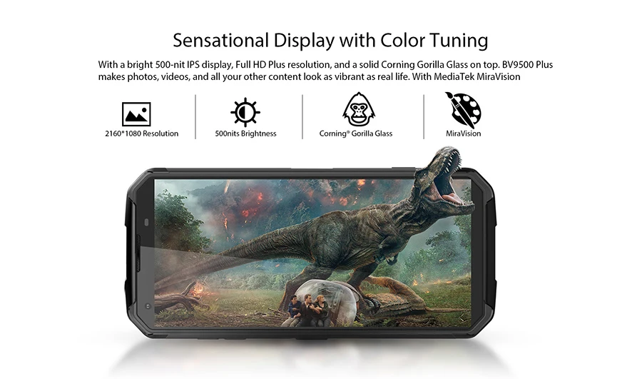 Blackview BV9500 plus смартфон p70 Octa Core 5," 18:9 FHD экран IP68 водонепроницаемый мобильный телефон 10000 мАч 4 Гб 64 Гб мобильный телефон