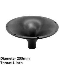 Finlemho твитер, аксессуары для динамиков, ВЧ-рожок, 1 дюйм, горло 255 мм, 2 шт., для профессионального аудио, домашнего кинотеатра, караоке, R255