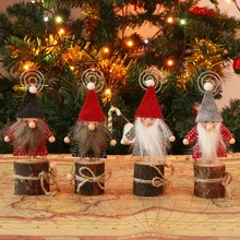 1 шт. форма Санта-Клауса фото клип Рождественский орнамент Note клип деревянный держатель для карточек реквизит для фотографий спрос среди детей домашний декор для вечеринки ремесло