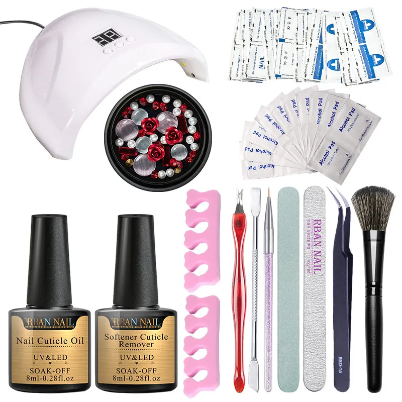 RBAN NAIL Soak Off Комплект гель-лаков для ногтей Sock Off чистый Цвет гель Магнитный Гель-лак «кошачий глаз» набор маникюрные инструменты для ногтей наборы