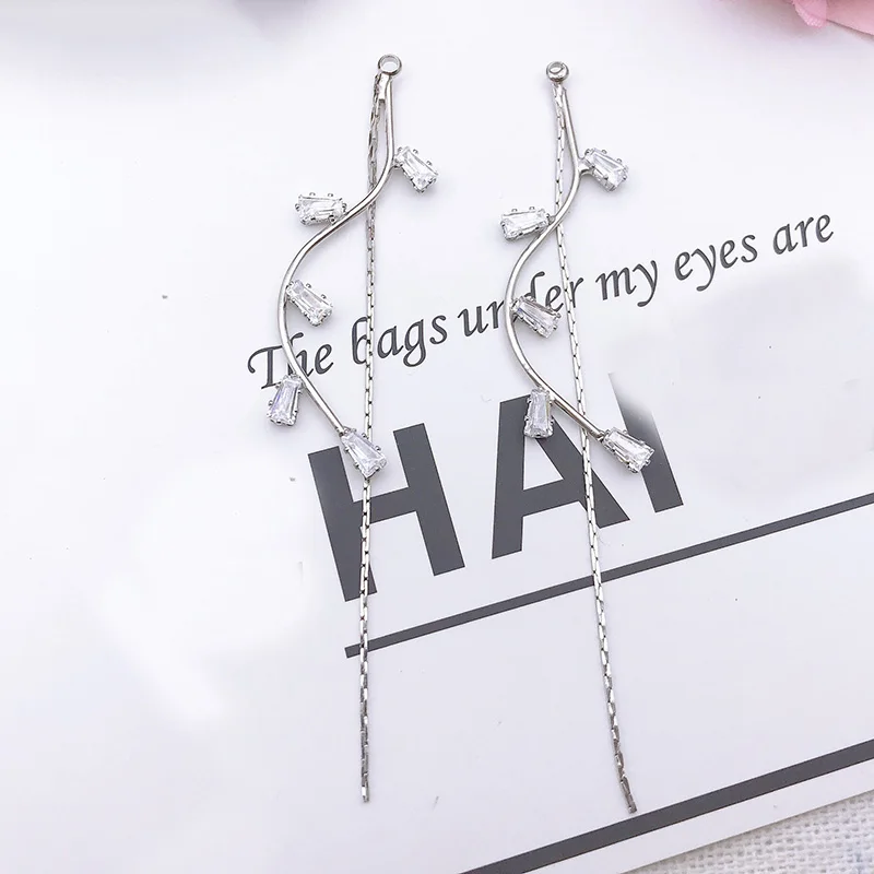 2019New 60 шт S Rhinestone кисточкой пряжки/кулон для Аксессуары для серёг и DIY аксессуары для волос FT34-FY35