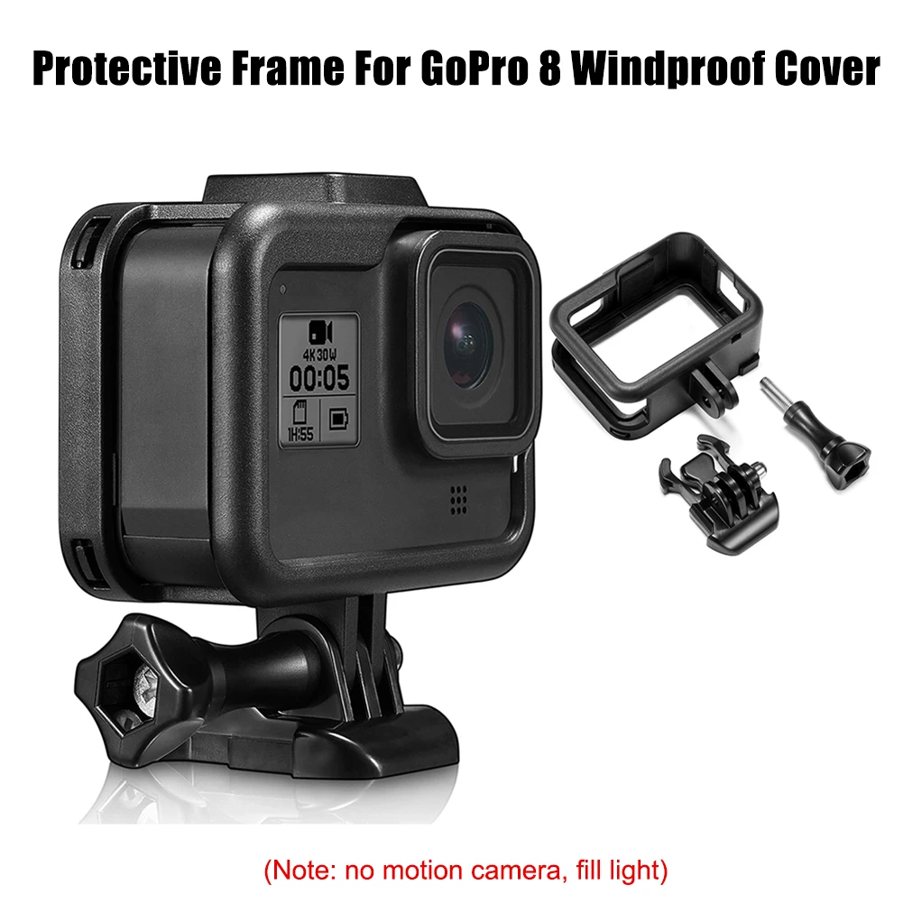 Пластиковый корпус чехол Защитный корпус рамка крепление с винтом для Gopro Hero 8 LFX-ING