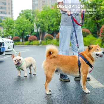 

3pcs Pet Cat Traction Rope Dog Hauling Cable Pet Chest Belt Dog Pulling Rope