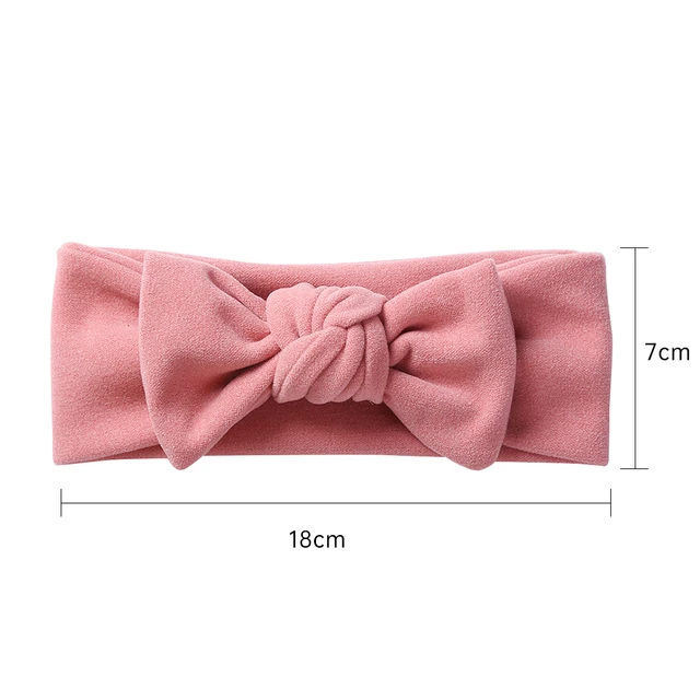 Bandeau élastique en cachemire avec nœud noué pour bébé, bandeau de sauna  pour nouveau-né, turban d'hiver pour enfants, accessoires pour cheveux pour  nourrissons - AliExpress