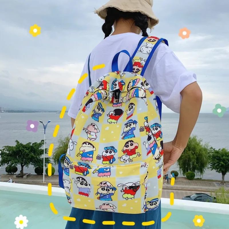 

Simple shoulder bag female 2019 new Japanese cute printing student bag nylon waterproof fashion travel backpack