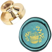 

1PC Wax Seal Stamp 25mm Retro Brass Head Sealing Stamps Removable Sealing Stamp for Wedding Envelopes Letter Card Invitations