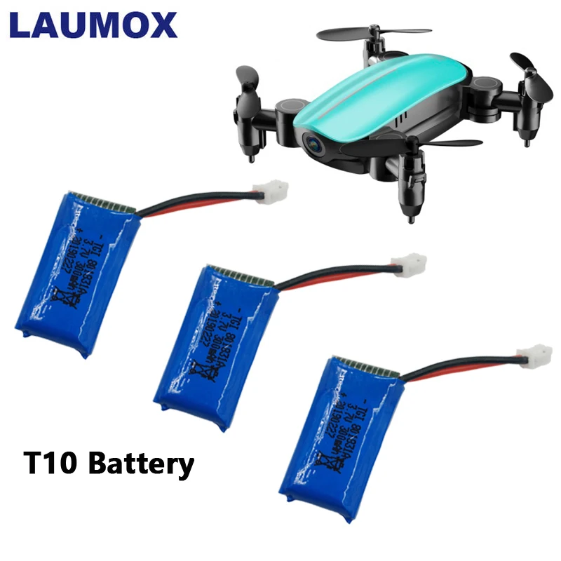 LAUMOX T10 Радиоуправляемый Дрон аксессуары 3 7 в 300 мАч Lipo батарея для Квадрокоптер