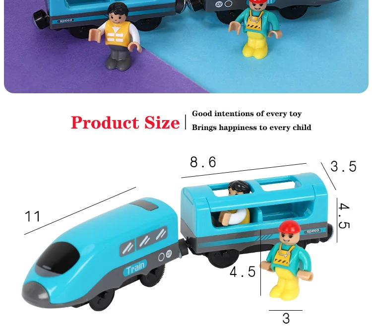 Детский Электрический поезд набор игрушек поезд литой слот игрушка подходит для стандартных деревянных железных дорог игрушка интересные игрушки для детей