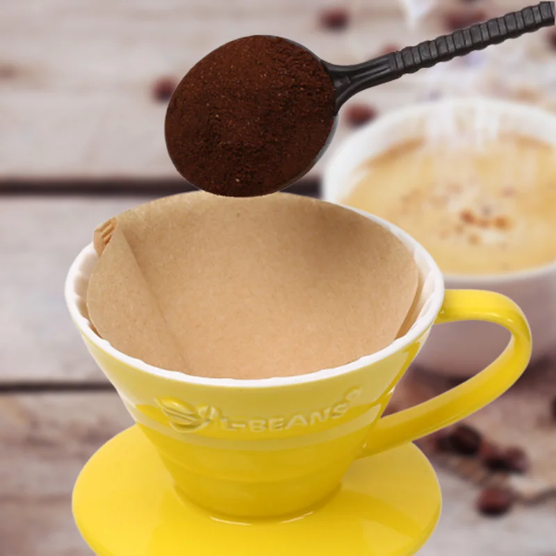 Деревянная ручка V60 Drip бумажный фильтр для кофе 102 фильтры ручной работы