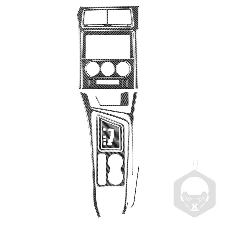 

Аксессуары из углеродного волокна, центральная консоль, панель переключения передач, панель приборной панели, обшивка, подходит для Dodge Challenger 2008-2014