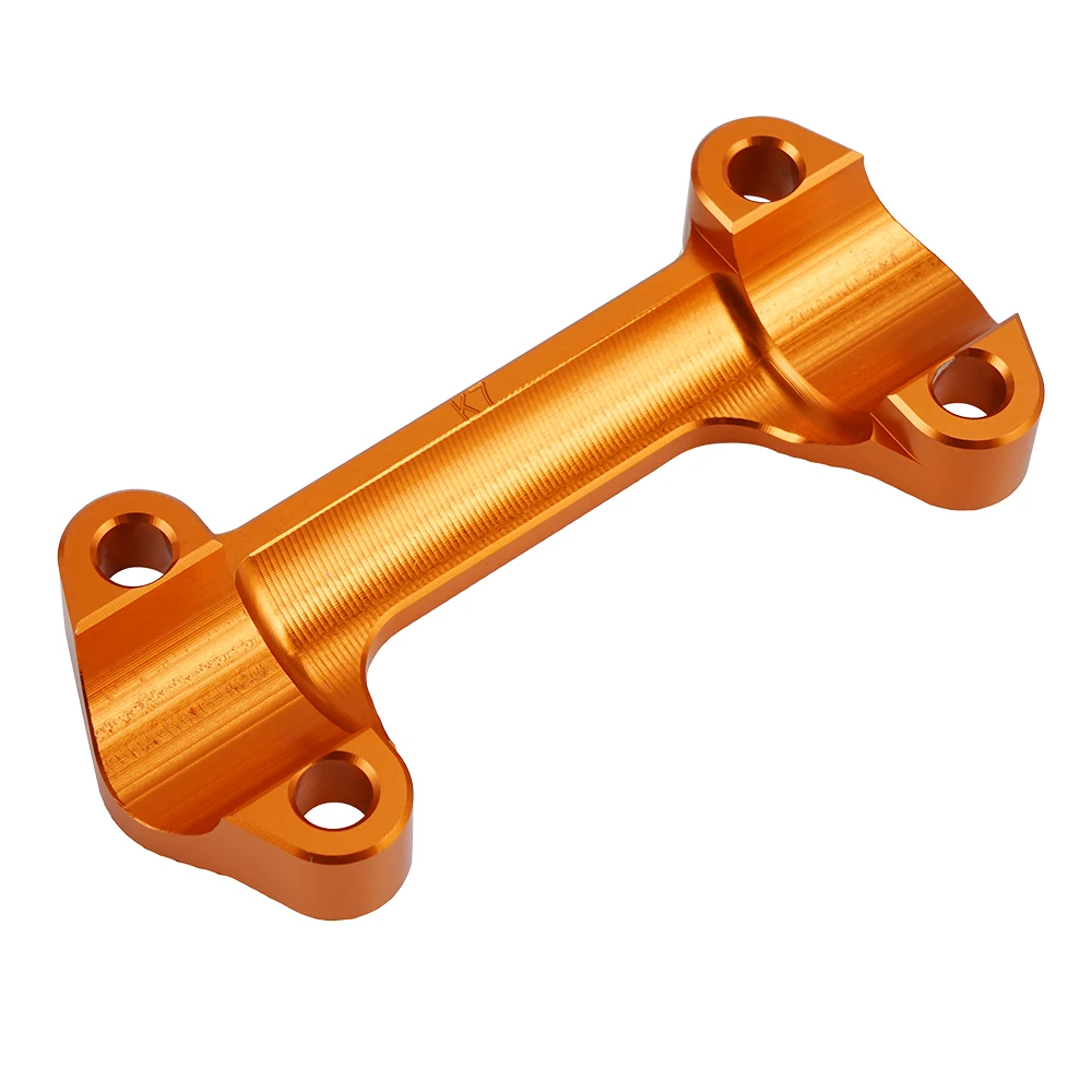 For DUKE 790 Motorcycle CNC Aluminum Handlebar Risers Top Cover Clamp Fit For Dirt Bike KTM Duke 790 2018 2019 2020 Orange Black