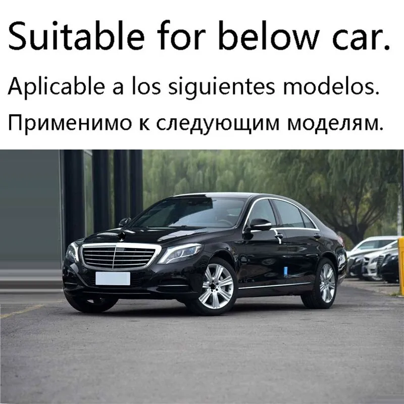 Декоративные аксессуары для украшения, аксессуары для автомобилей, гоночные грили 14 15 16 17 18 для Mercedes Benz S Class