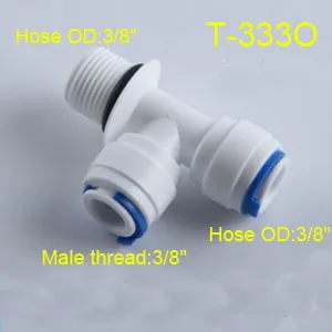 1/" 3/8" OD шланг трубка 1/" 1/2" 3/" 1/8" пластиковые трубы Быстрые соединители RO соединитель воды фитинги система обратного осмоса