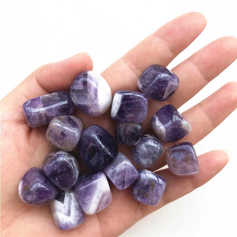 Прямая поставка, 50 г, 10-20 мм, натуральный аметист, Кристальные камни, навалом, обрушенный драгоценный камень, исцеляющий декоративный фиолетовый кристалл, камни