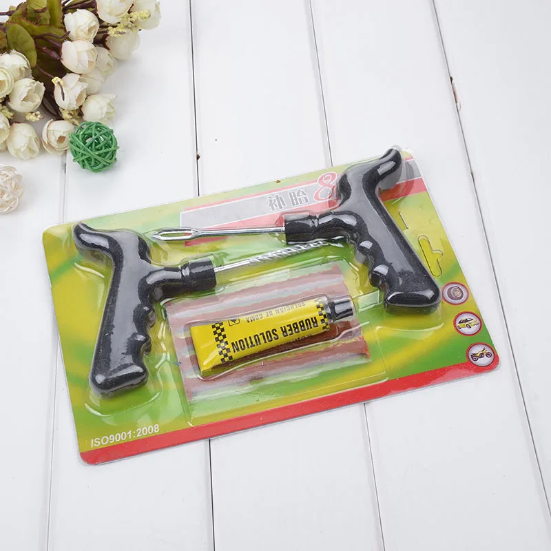 

Tire Repair Tools Kit for Cars Vacuum Tire Car Motorcycle Electric Car Tires Fast Tire Repair Kit Combo 8 Pieces