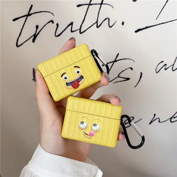 

Funny Expression pattern Case For Apple Airpods 2/1 Cover Cute Silicone Headphone Case Box For Airpod Pro Earphone Charging Case