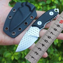 

Damascus Steel Full Tang Fixed Blade Tactical Knife Outdoor Portable Small Survival Knife Camping EDC Hand Tools Knives