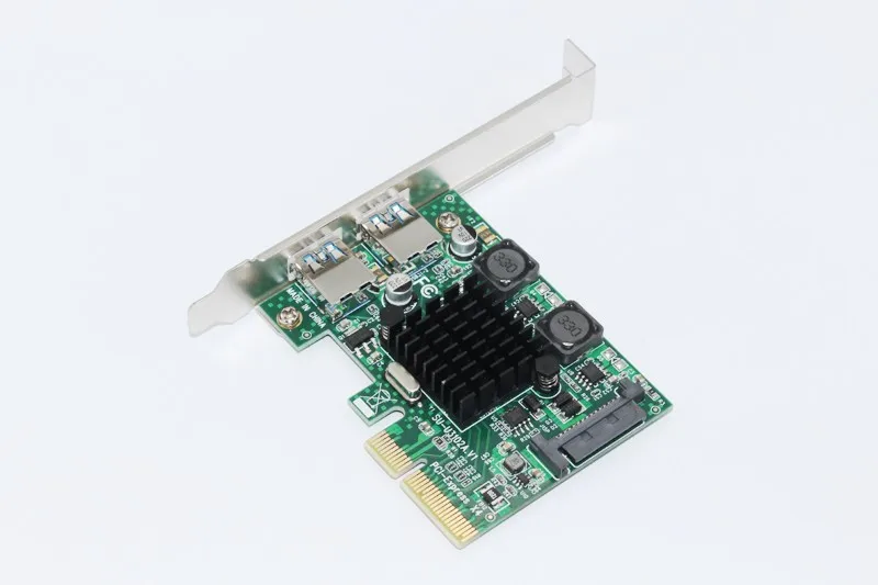 New USB 3.1 PCI Express Card 2Port USB3.1 SuperSpeed 10Gbps USB 3.1 PCI-E Expansion Card Adapter for Desktop Computer Components