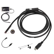 7.0mm Usb Endoscoop Cn Plug Zachte Draad Smartphone Endoscoop Camera voor Android Mini Camera Waterdicht 6 LED Borescope Inspecteren(China)