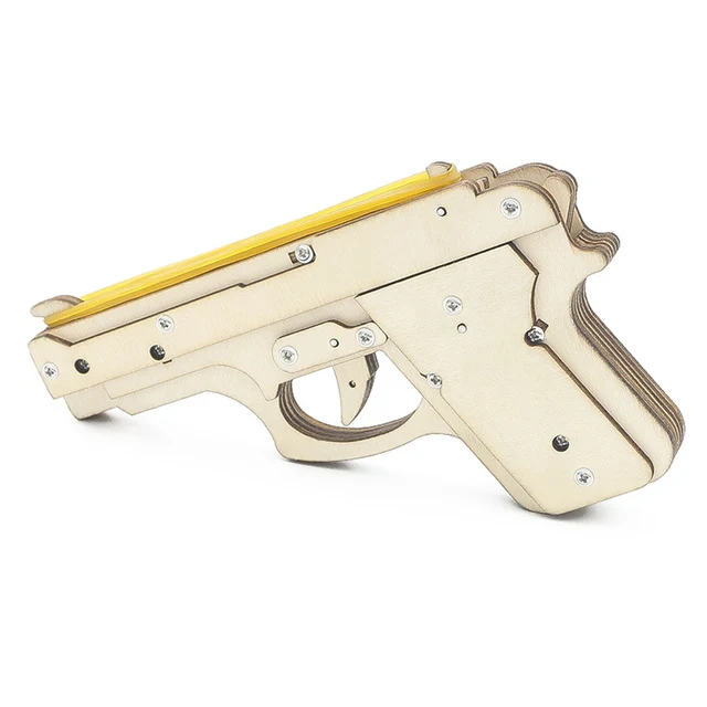 Bullet Rubber Band Gun DIY Puzzle