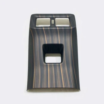 

Car Air Vent Cover Trim Peach Wood Look Rear Seat ABS Plastic Air Vent Cover Trims for Toyota Rav4 2019 2020