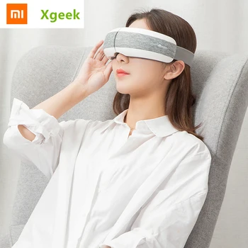 

Xiaomi XGEEK E6 Smart 4 Modes Bluetooth Music Eye Massager Hot Compress Kneading Pressing Foldable Eye Patch Relieve Eye Fatigue