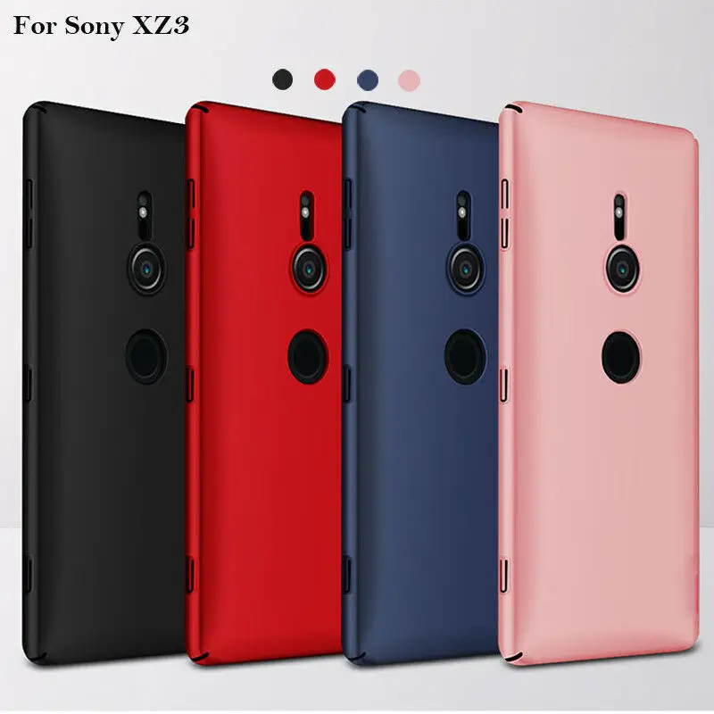 Slim Matte Hard PC Case For Sony Xperia XZ3 XZ4 XZ2 premium XZ1 XZ XA2 XA1 XA Ultra Cover Plastic Metal Oil Pattern Phone Cases |