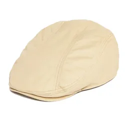 BOTVELA New Flat Cap Men 100% Cotton Ivy Caps Summer Fall Newsboy Hat 820