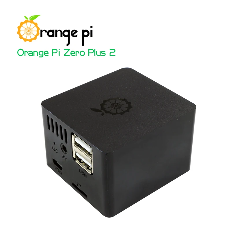 Оранжевый Pi Zero Plus2 черный защитный чехол ABS подходит только для Plus 2 с нулевой