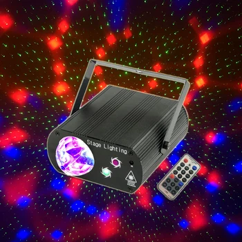

Hot Effect Projector Wedding DJ Club Show Party Stage Disco 2 in 1 Led Magic ball Mini Laser Light