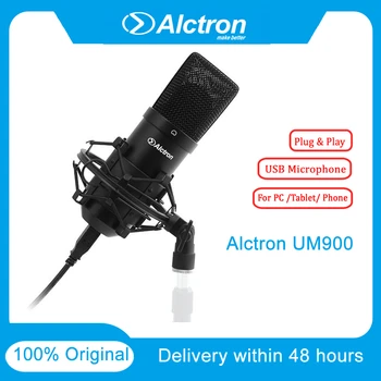 

Alctron Um900 Professional Recording Microphone Pro USB Condenser Microphone Studio Plug & Play 16bit/48KHZ Audio For Youtube