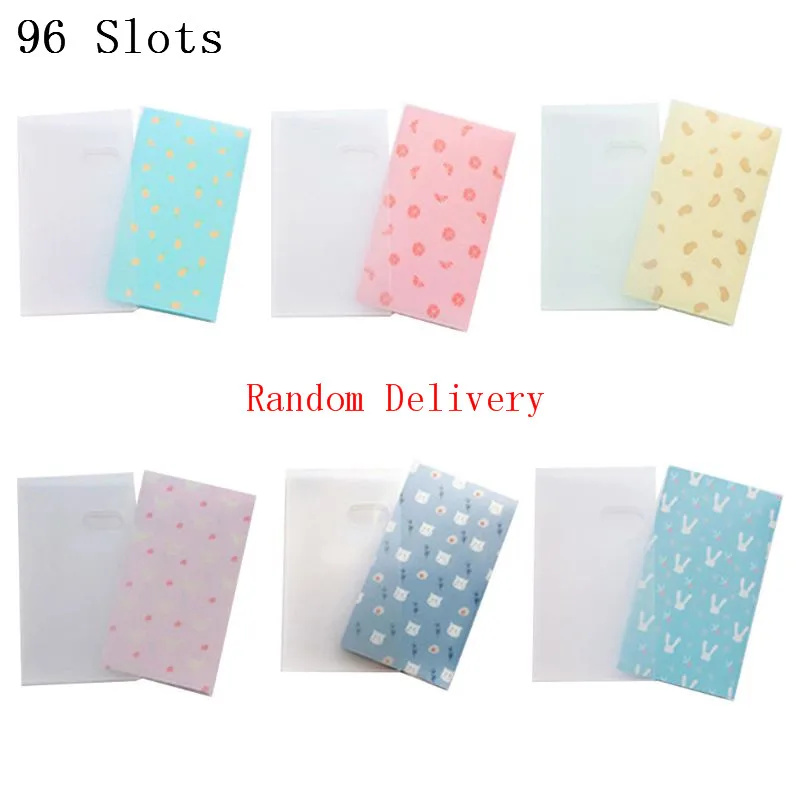 

1 Pc 96 Slots ID Holders Large Capacity Business Card Clip Cute Cartoon Ticket Collection Book