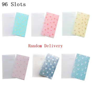 

1 Pc 96 Slots ID Holders Large Capacity Business Card Clip Cute Cartoon Ticket Collection Book