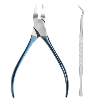 

Ingrown Toe Manicure Set Nail Cuticle Scissor Paronychia Clipper Chiropody Podiatry Correction Trimmer Foot Care Tool 2pcs/set