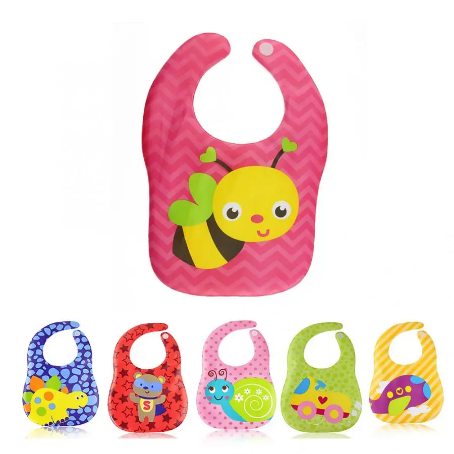 

2019 New Baby Bibs Waterproof EVA Feeding Baby Saliva Towel Newborn Cartoon Aprons Baby Bibs Adjustable Burp Cloths Bandana