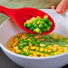 Силиконовый набор кухонной посуды(5 шт. в наборе)-высокая термостойкость до 480 °F, гигиенические шпатели цельного дизайна, сервировка